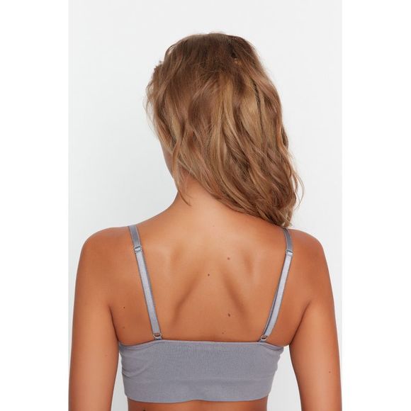 NWT Trendyol Bralette V Neck Knit Bra - Picture 4 of 11